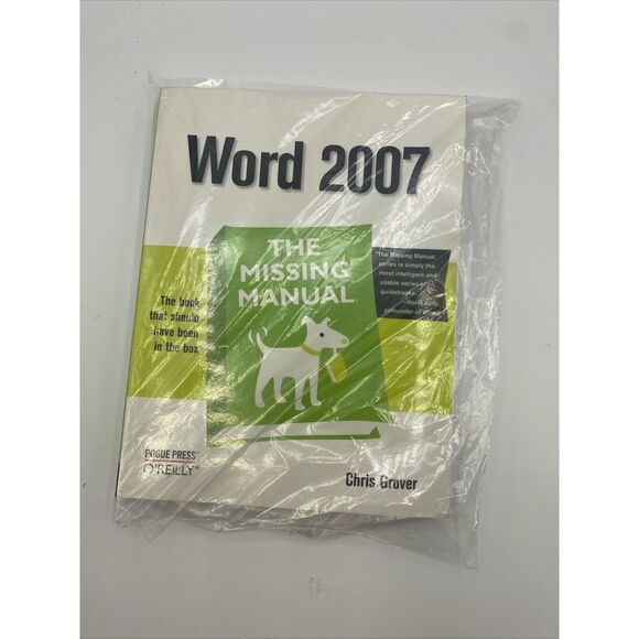 Missing Manual Ser.: Word 2007: the Missing Manual : The Missing Manual by Chris - Picture 1 of 4